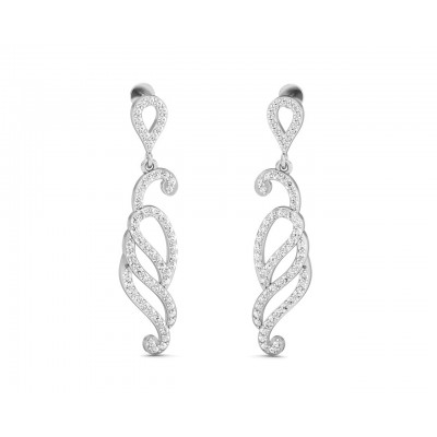 Alka Diamond Dangle Drop Earring